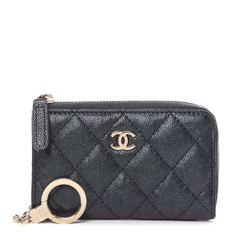 replica chanel keychains|chanel zipped key holder.